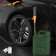 Portable Transfer Pump Battery Operated Electric Siphon Pump for Gas Fuel Diesel Transfer 2.5GPM Flow Oil Extractor - Ideal Gasoline Transfer Pump Easy to Use Hand Fuel Pump